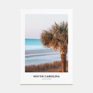 South Carolina Portrait Color No 2 Poster