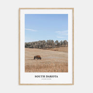 South Dakota Portrait Color Poster