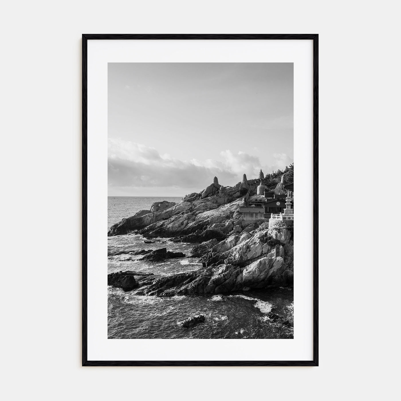 South Korea Photo B&W Poster
