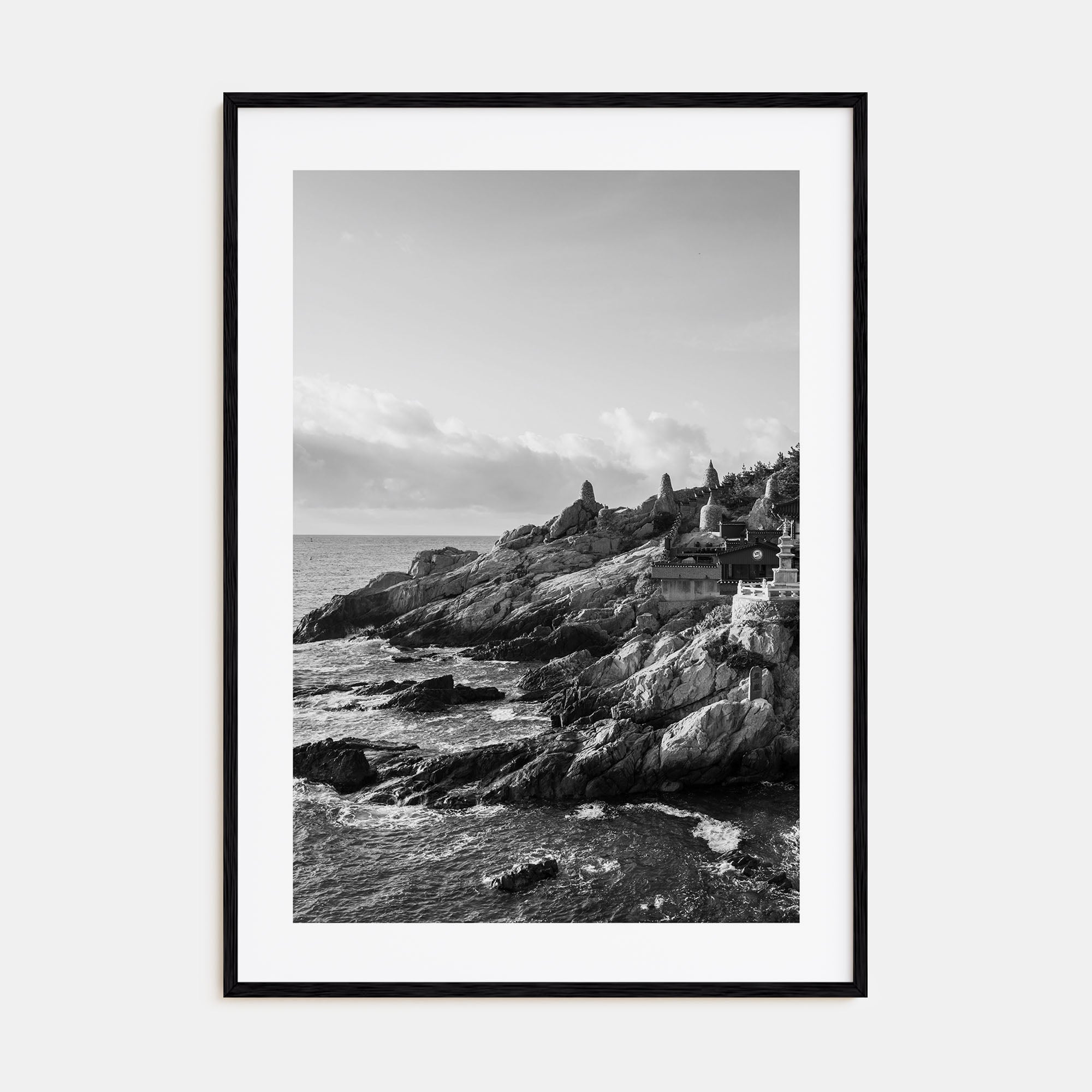 South Korea Photo B&W Poster