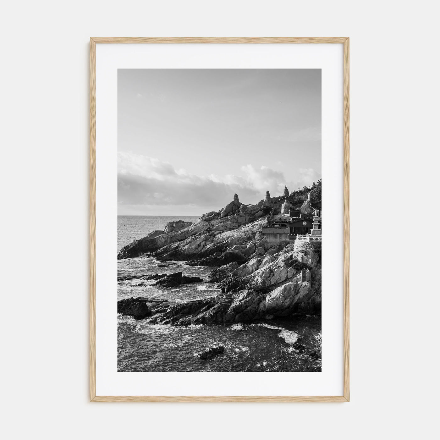 South Korea Photo B&W Poster