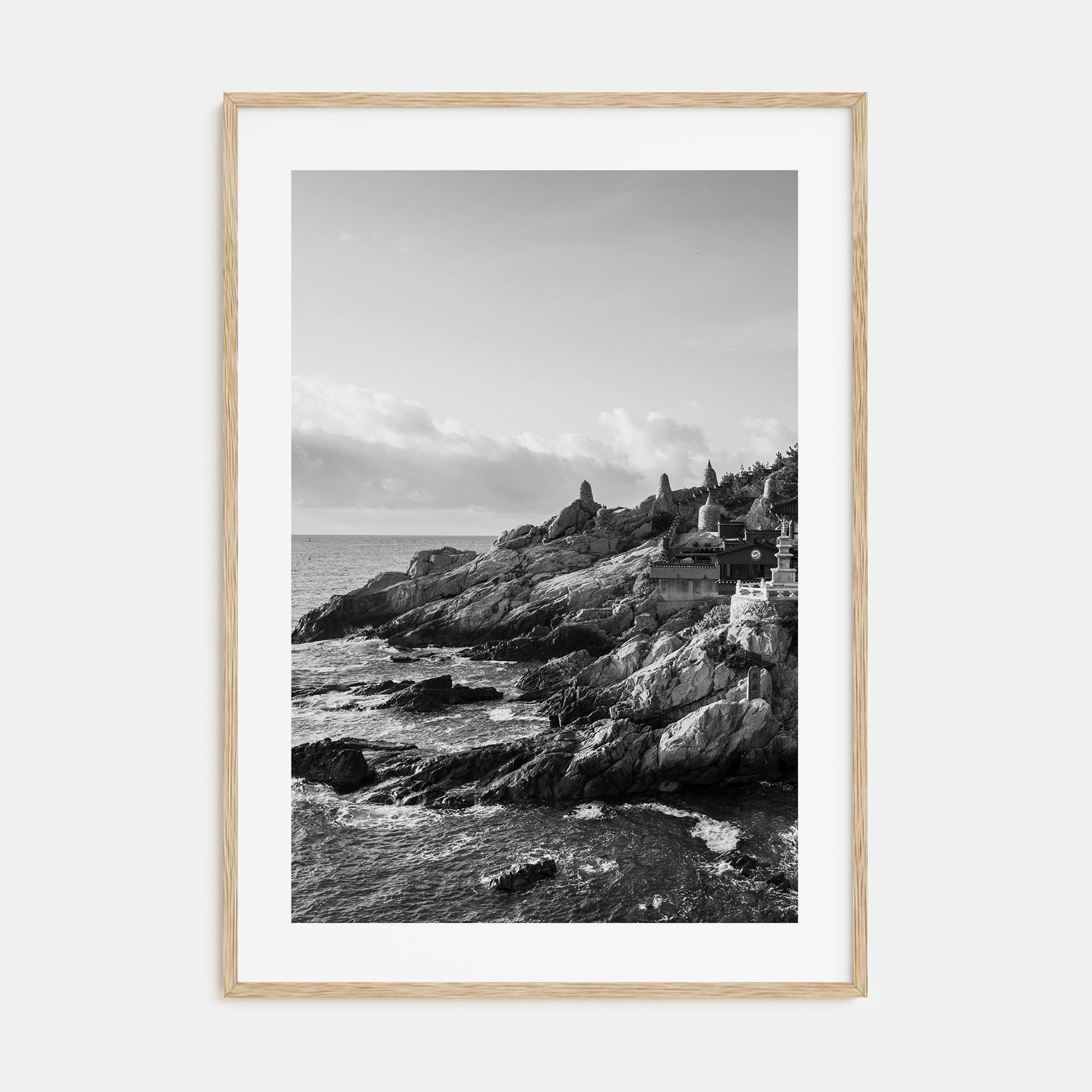 South Korea Photo B&W Poster