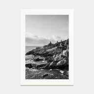 South Korea Photo B&W Poster