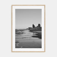 South Padre Island Photo B&W Poster