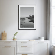 South Padre Island Photo B&W Poster