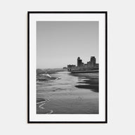 South Padre Island Photo B&W Poster