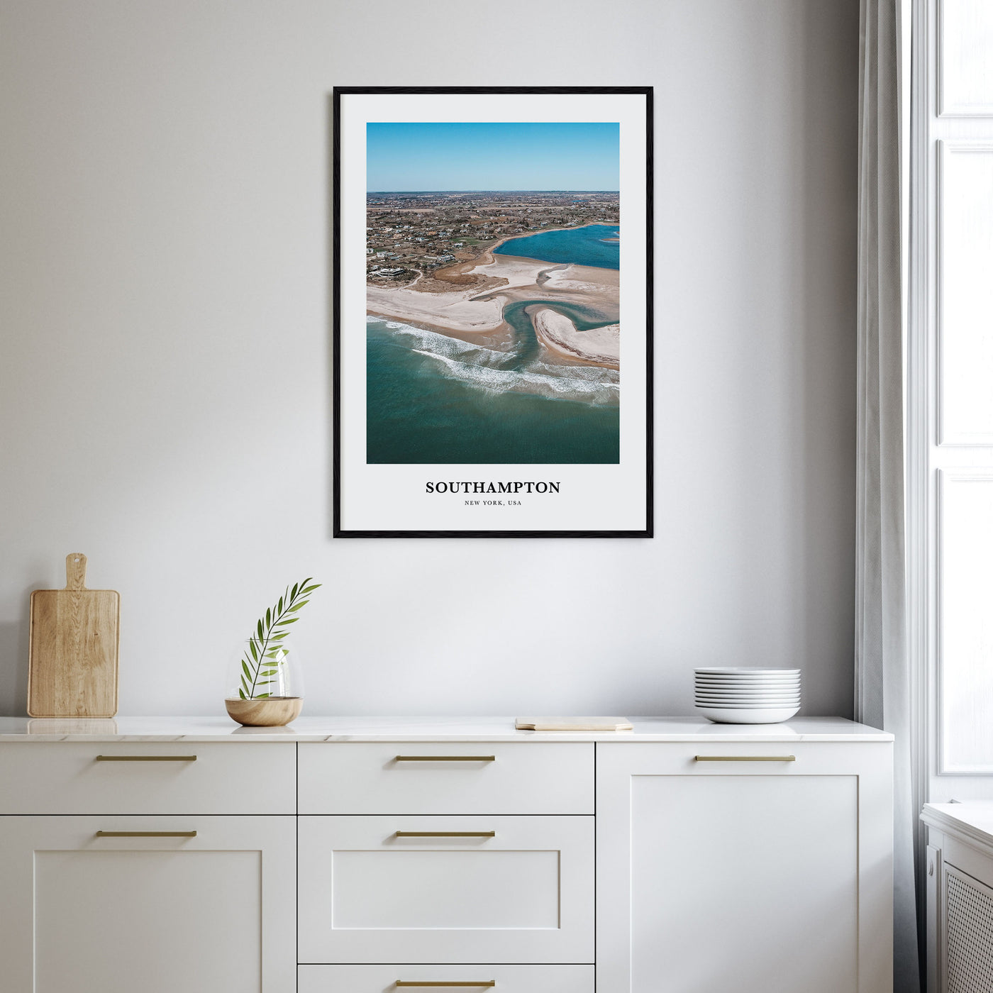 Southampton, New York Portrait Color Poster
