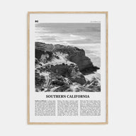 Southern California Travel B&W Poster