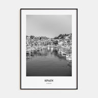 Spain Portrait B&W No 1 Poster