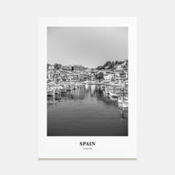Spain Portrait B&W No 1 Poster