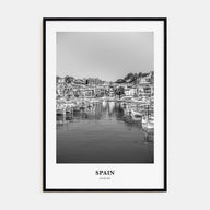 Spain Portrait B&W No 1 Poster