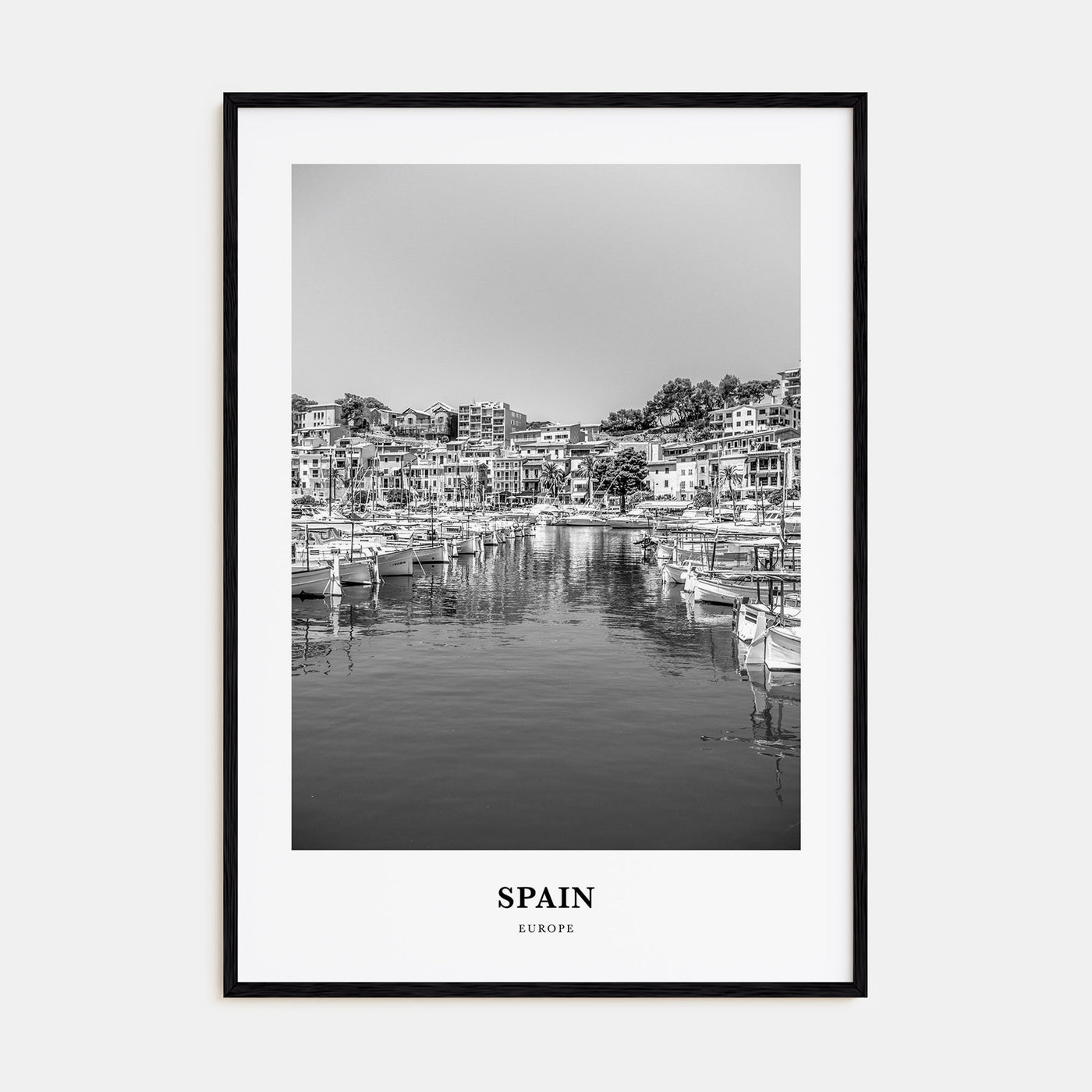 Spain Portrait B&W No 1 Poster