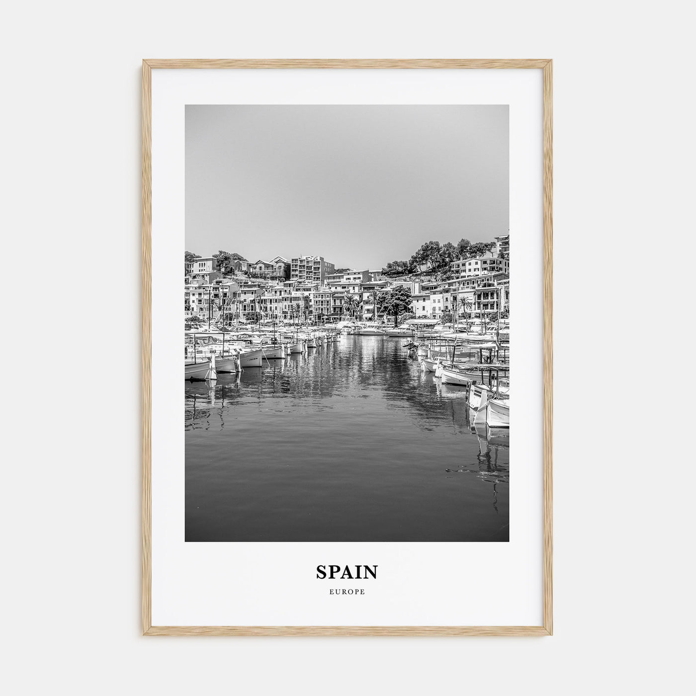 Spain Portrait B&W No 1 Poster