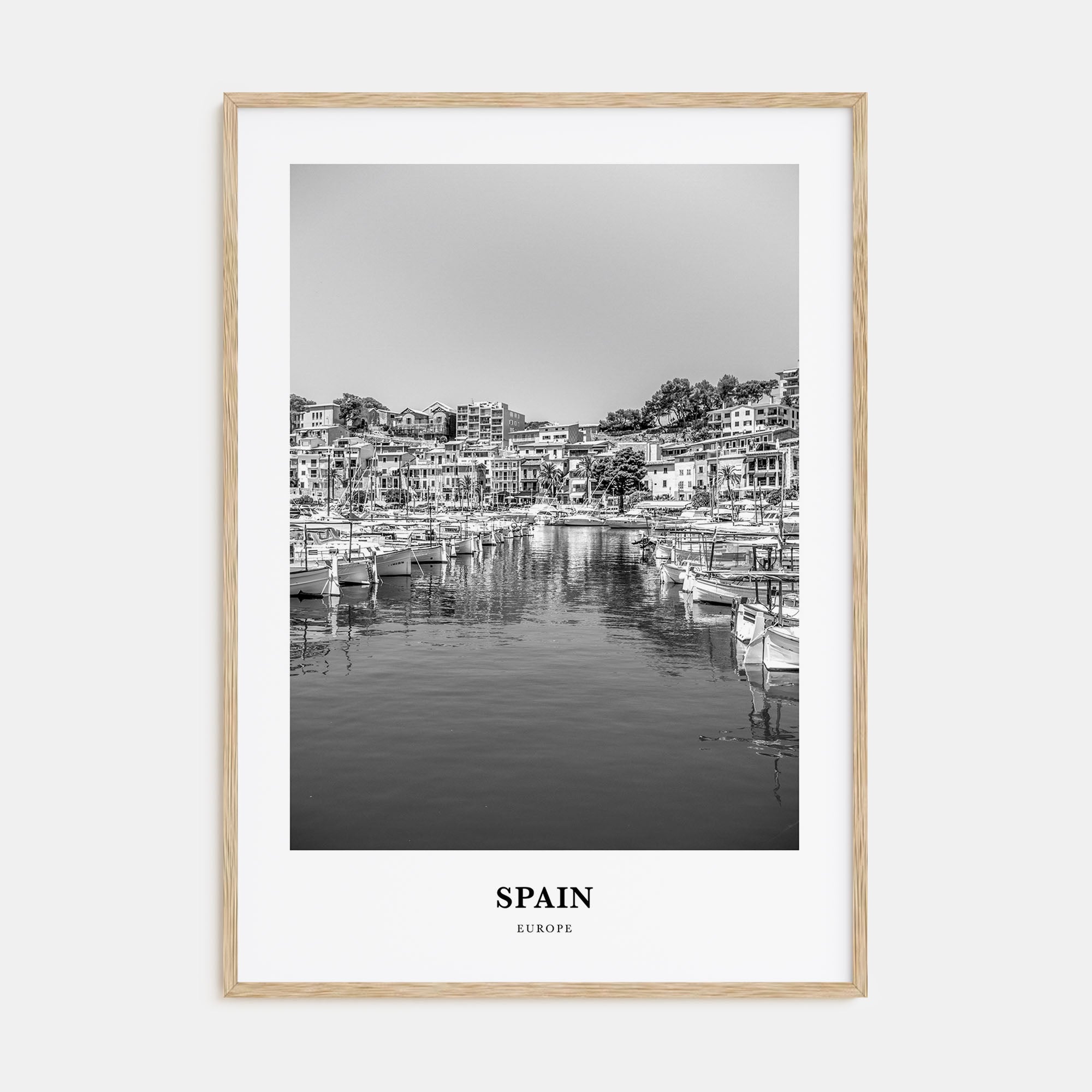 Spain Portrait B&W No 1 Poster