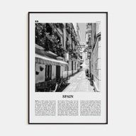 Spain Travel B&W No 1 Poster