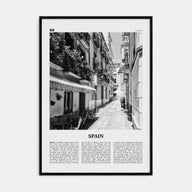 Spain Travel B&W No 1 Poster