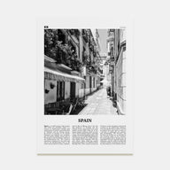 Spain Travel B&W No 1 Poster