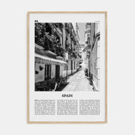 Spain Travel B&W No 1 Poster