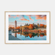 Spokane Landscape Color Poster