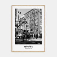 Spokane Portrait B&W No 1 Poster