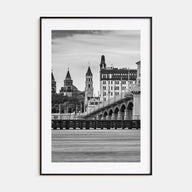St. Augustine Photo B&W Poster