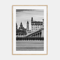 St. Augustine Photo B&W Poster