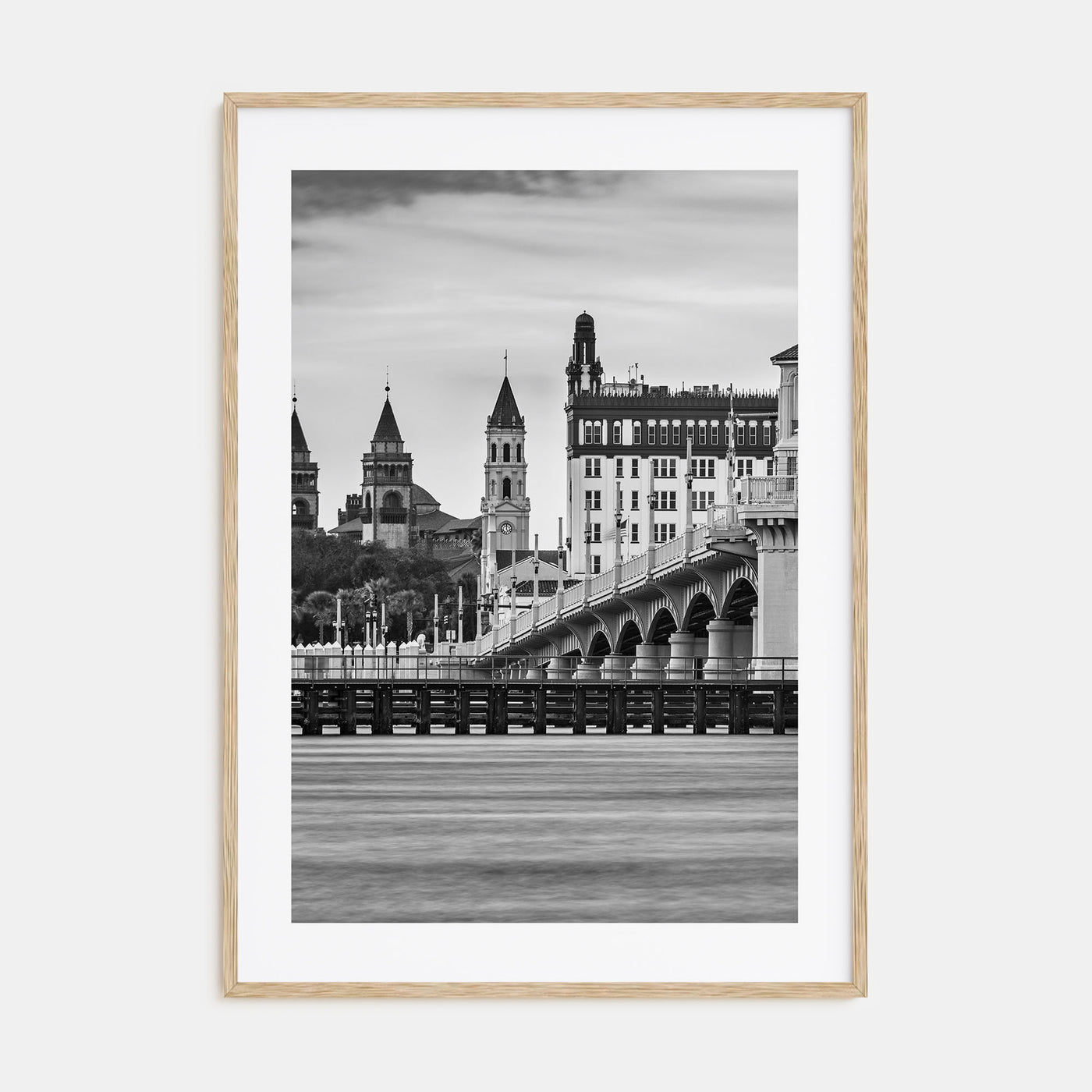 St. Augustine Photo B&W Poster