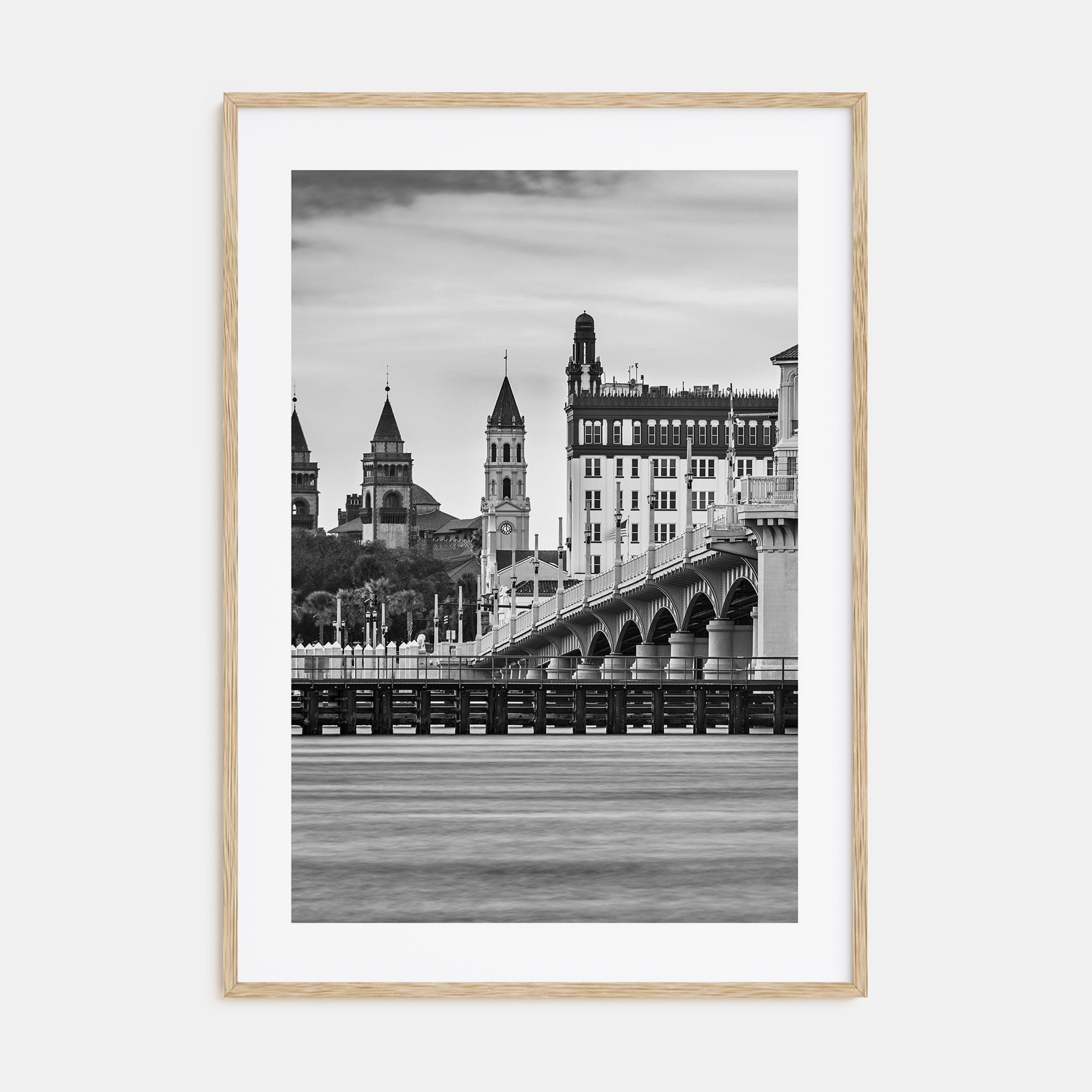 St. Augustine Photo B&W Poster