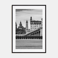 St. Augustine Photo B&W Poster