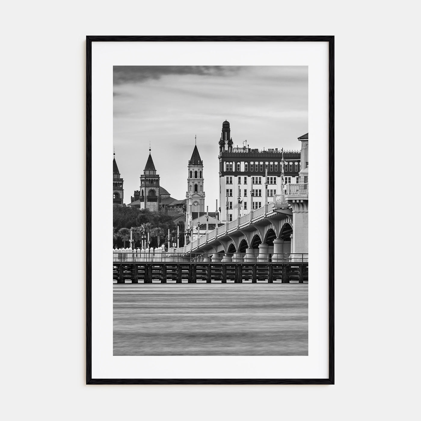 St. Augustine Photo B&W Poster