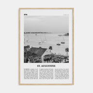 St. Augustine Travel B&W No 1 Poster