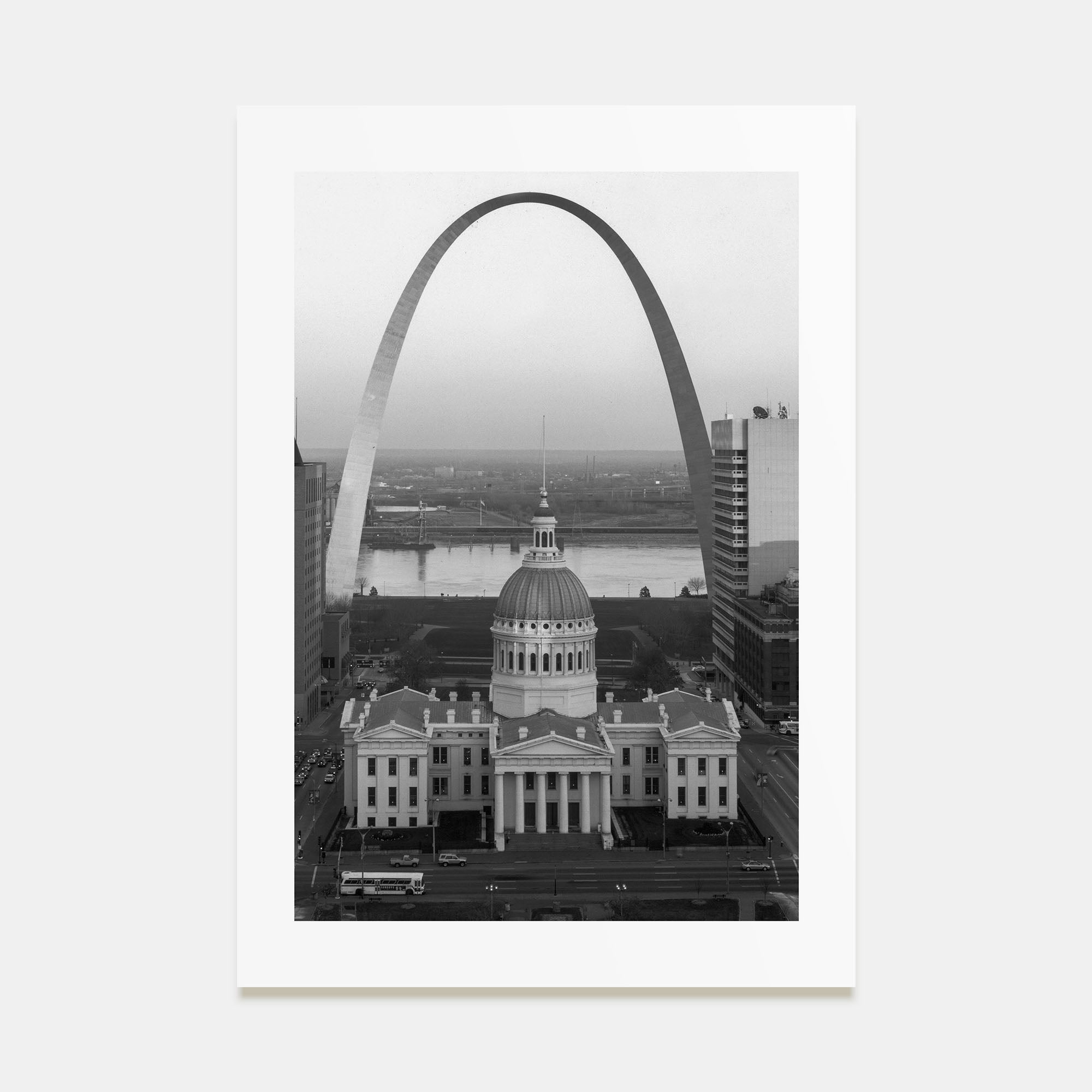 St. Louis Photo B&W No 1 Poster