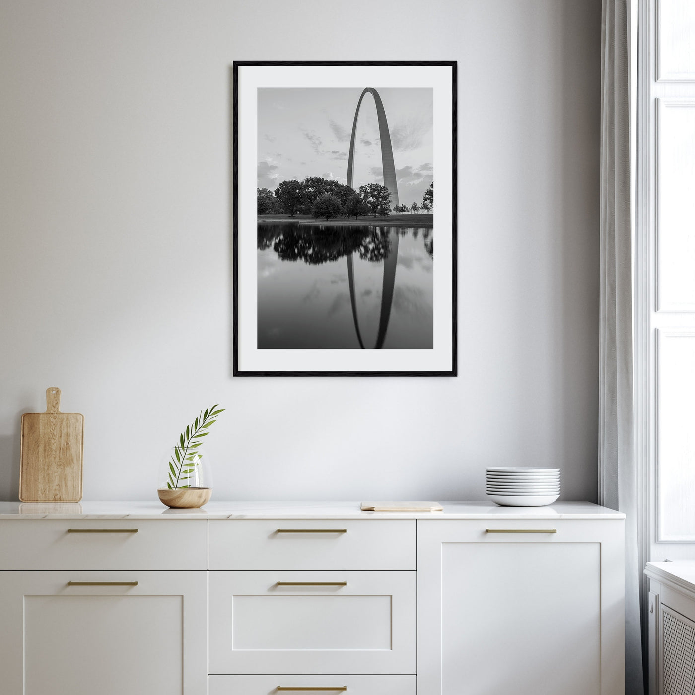 St. Louis Photo B&W No 2 Poster