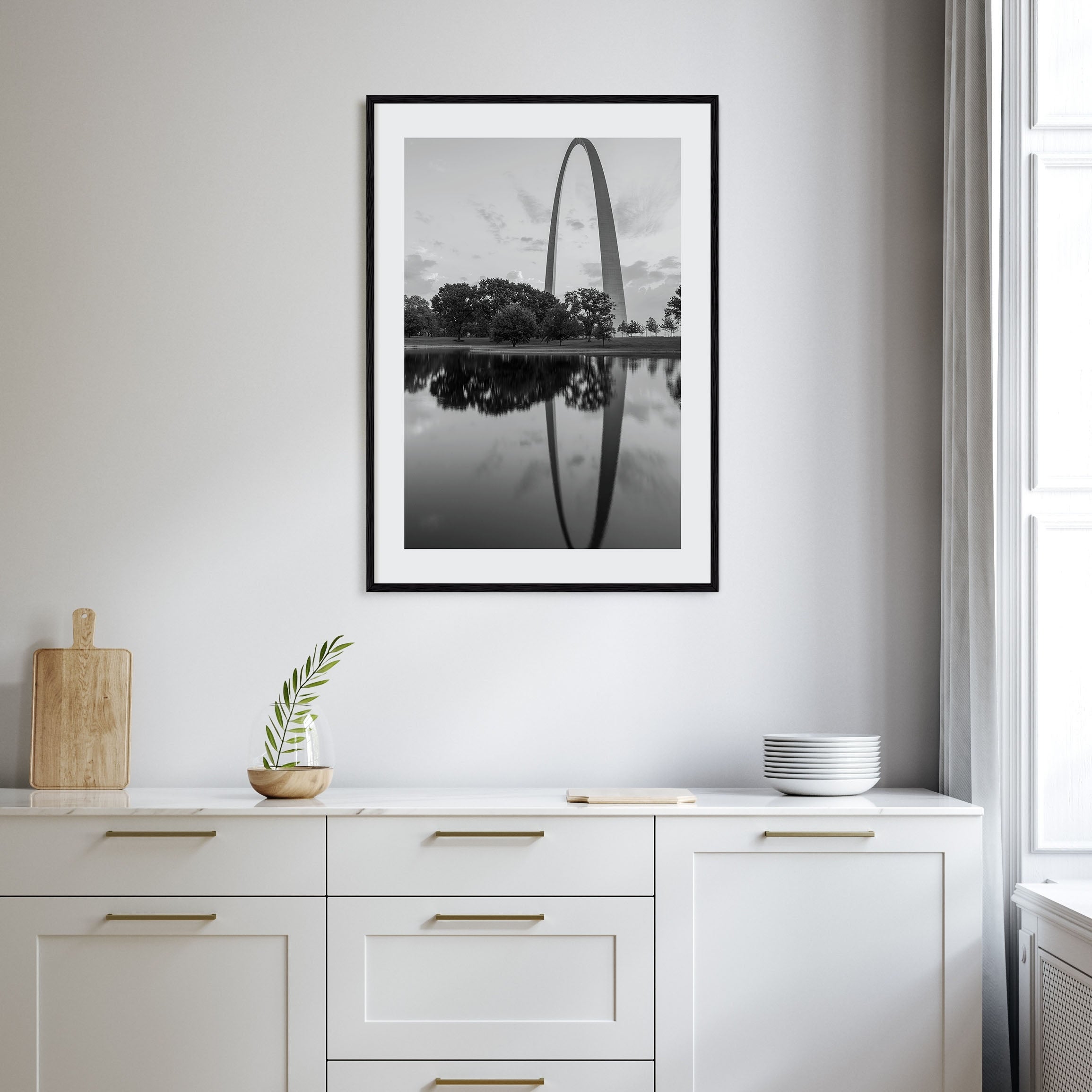 St. Louis Photo B&W No 2 Poster