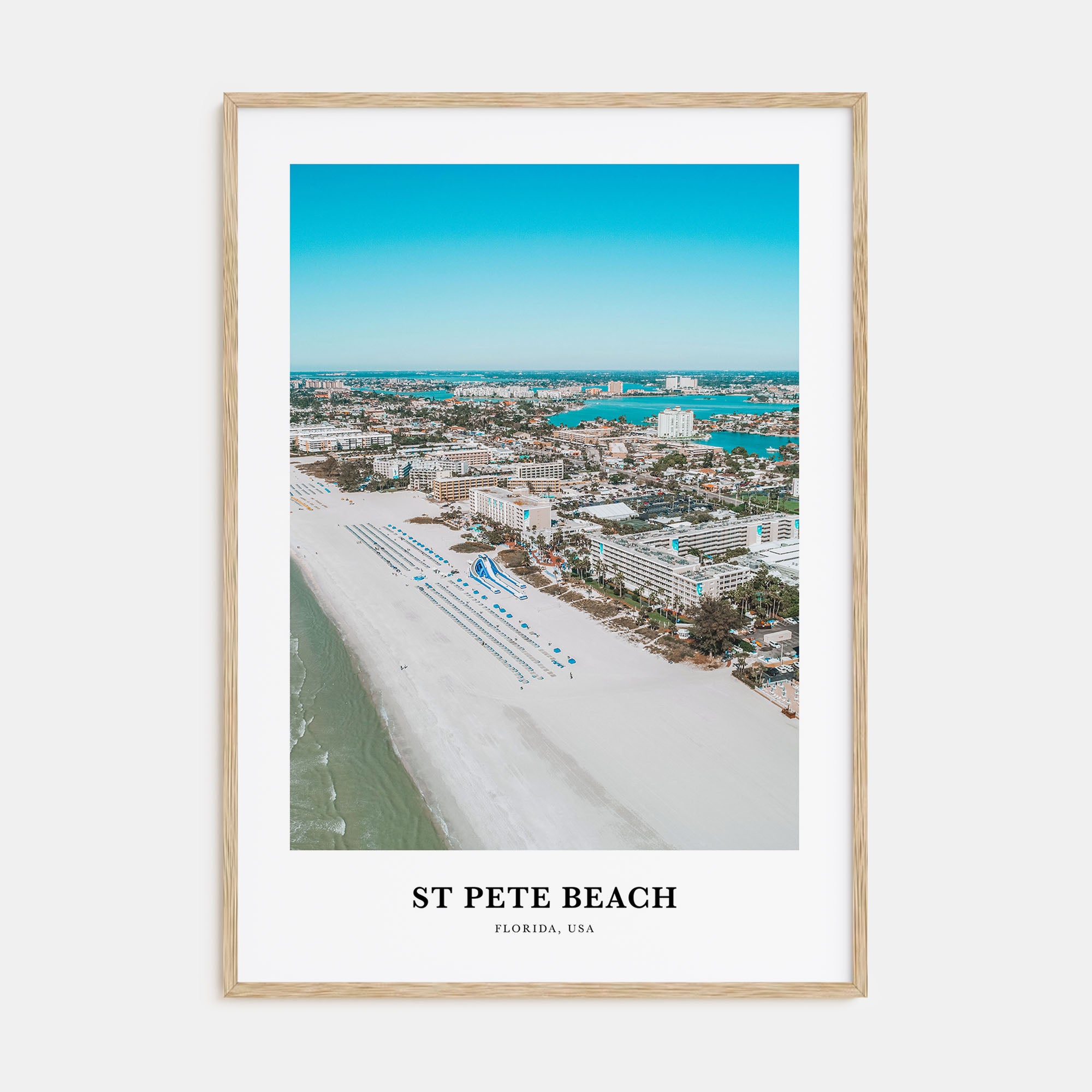 St. Pete Beach Portrait Color Poster