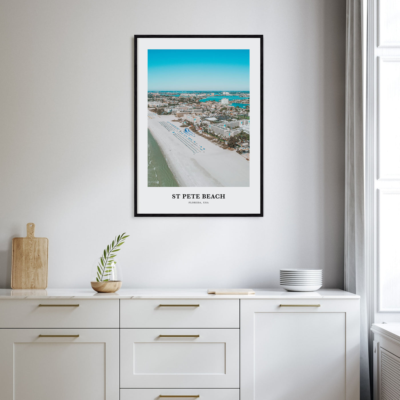 St. Pete Beach Portrait Color Poster