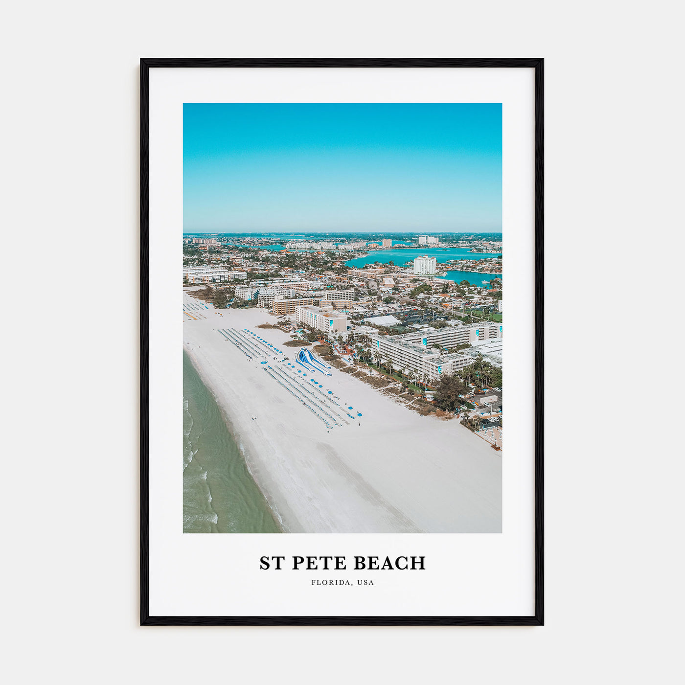 St. Pete Beach Portrait Color Poster