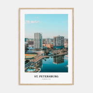 St. Petersburg, Florida Portrait Color Poster