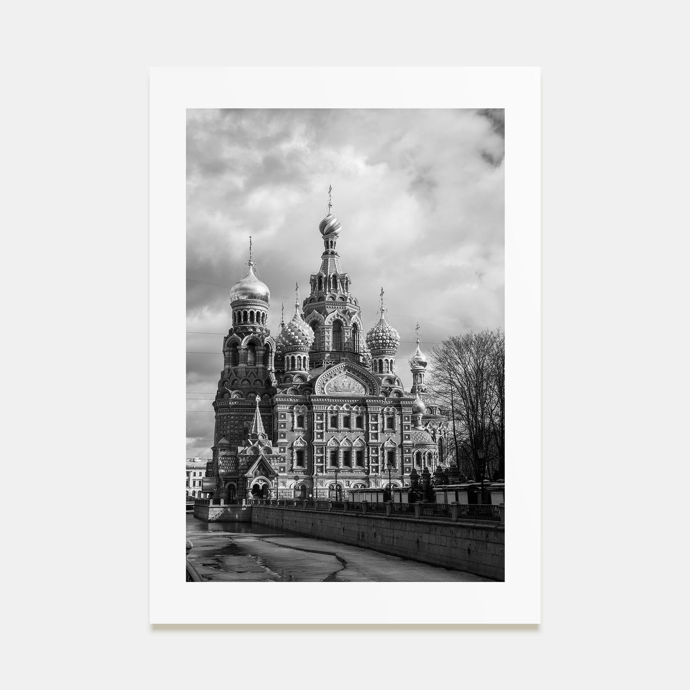 St. Petersburg, Russia Photo B&W No 3 Poster