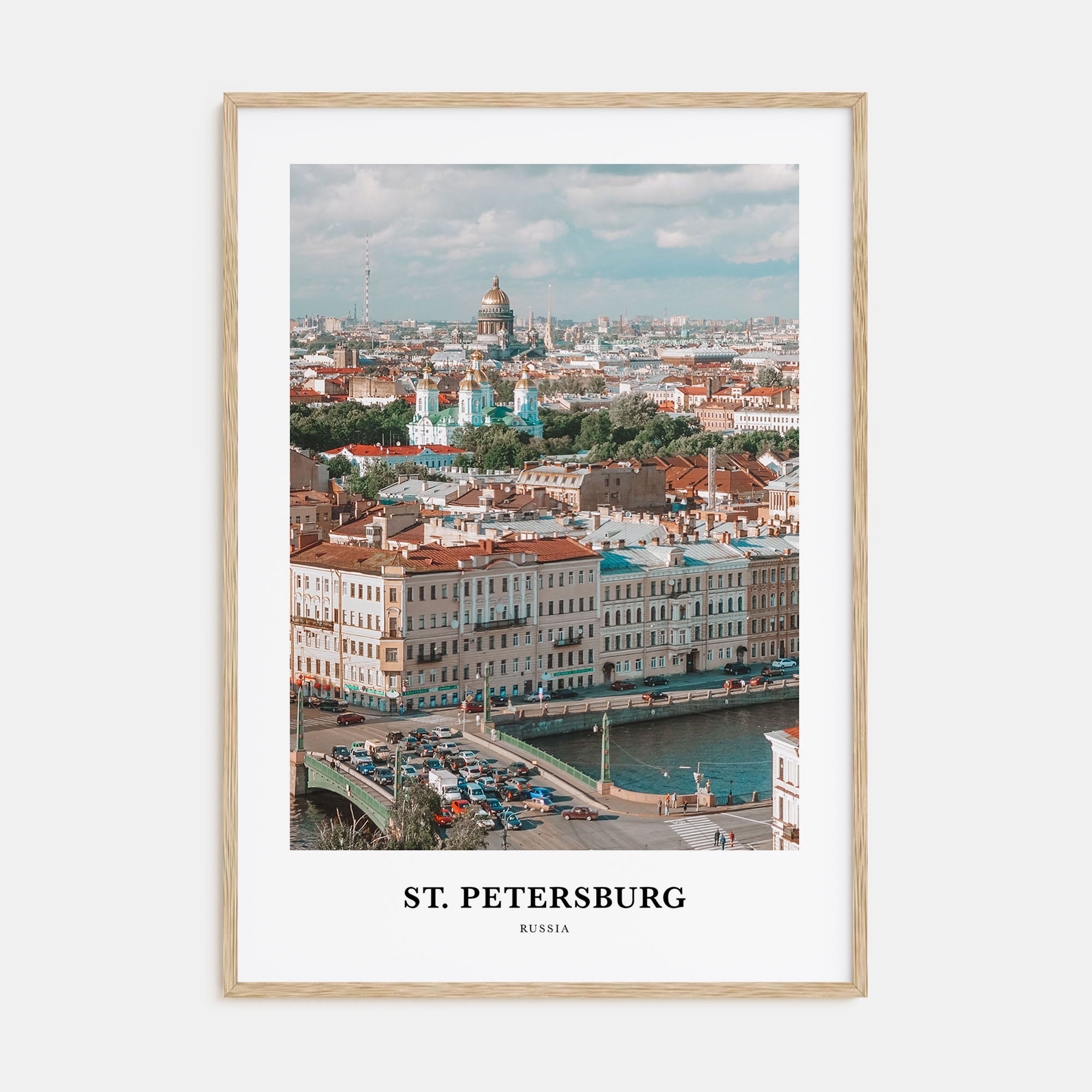 St. Petersburg, Russia Portrait Color Poster