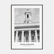 State College Portrait B&W Poster