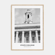 State College Portrait B&W Poster