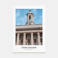 State College Portrait Color Poster