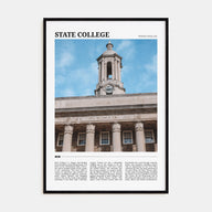State College Travel Color Poster