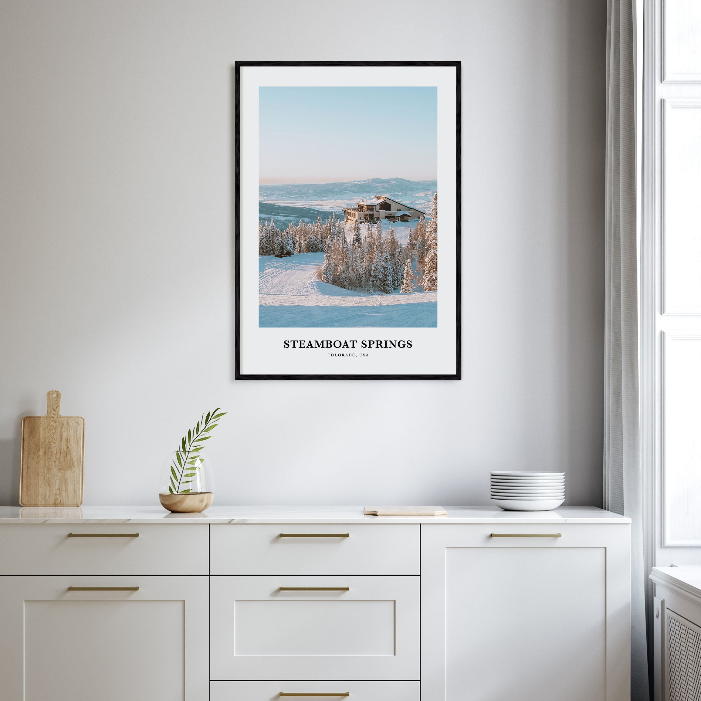 Steamboat Springs Portrait Color No 1 Poster