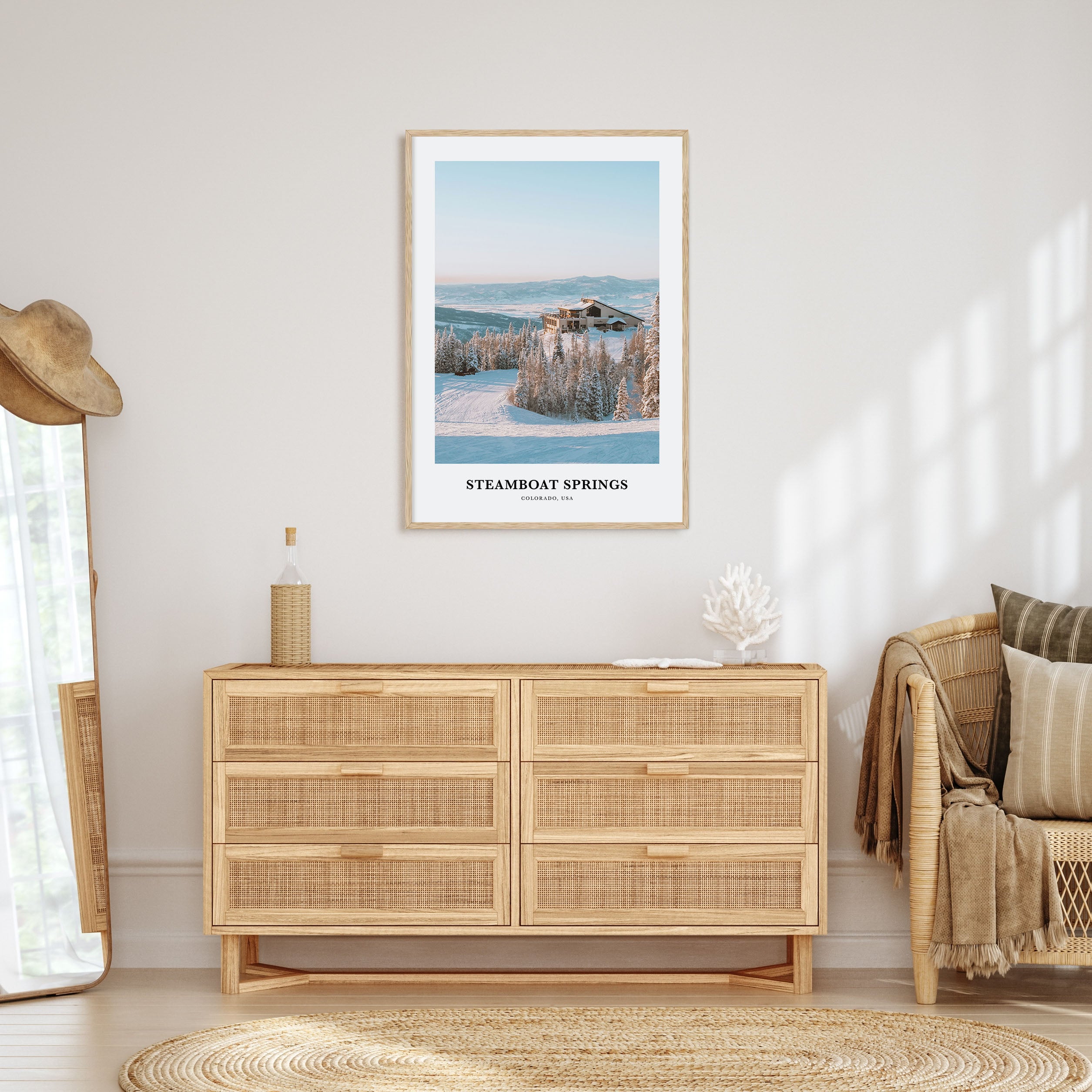 Steamboat Springs Portrait Color No 1 Poster