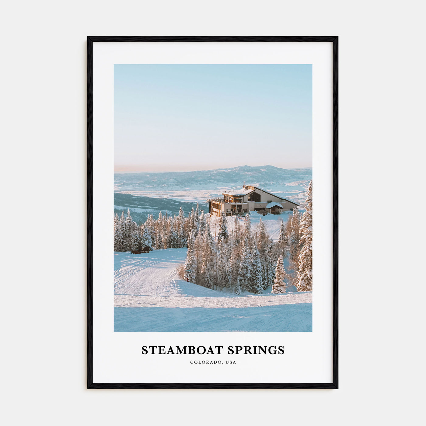 Steamboat Springs Portrait Color No 1 Poster