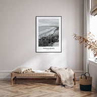 Stinson Beach Portrait B&W Poster