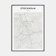 Stockholm Map Portrait Poster