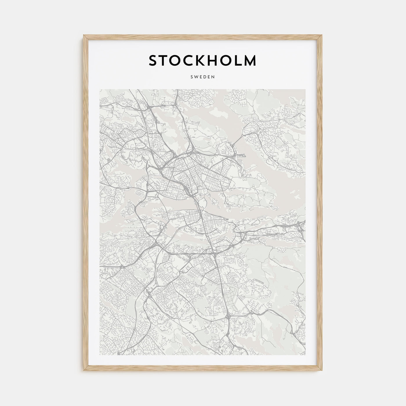 Stockholm Map Portrait Poster